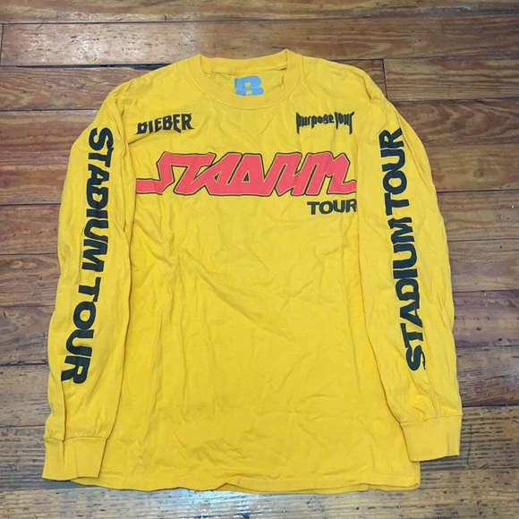 Justin Bieber stadium tour T-shirt men’s medium @AB - Picture 2 of 4